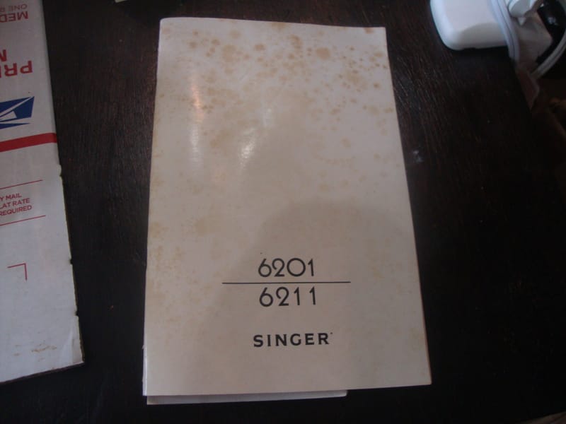 Singer 6211C original manual