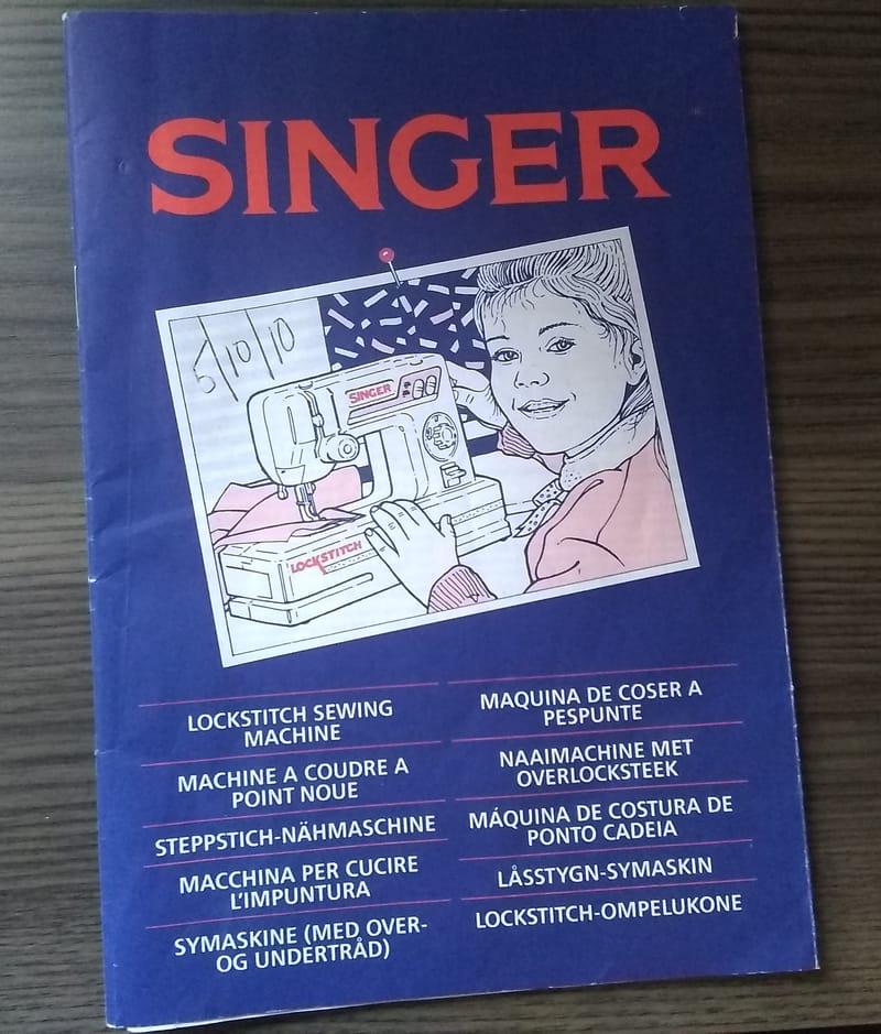 Singer Lockstitch Kids Sewing Machine Original Manual