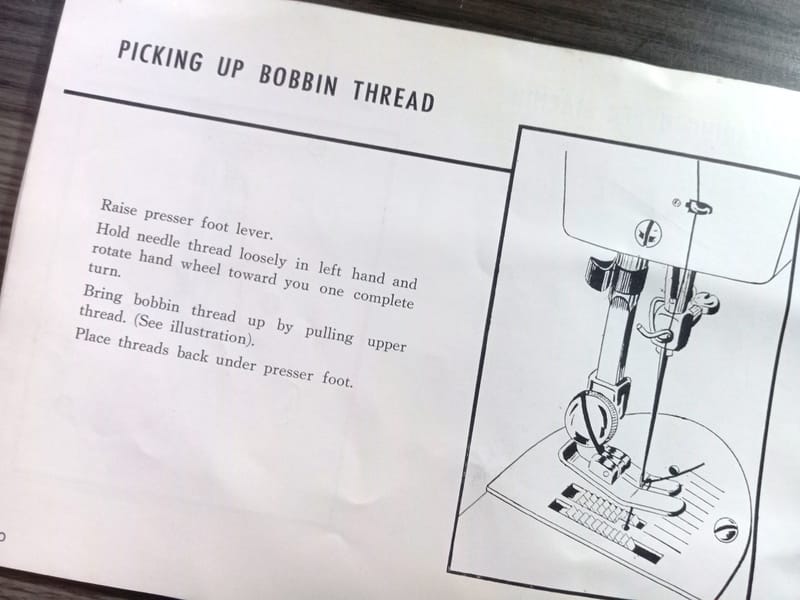 Sewing Machine Manuals Original Vintage Sewing Machine Parts