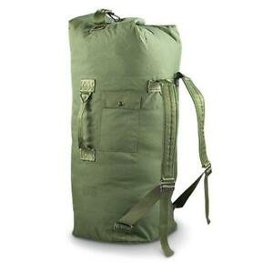 Military Duffel Bag 8465011178699 Camouflage Green Two-Strap - FOR SALE ...