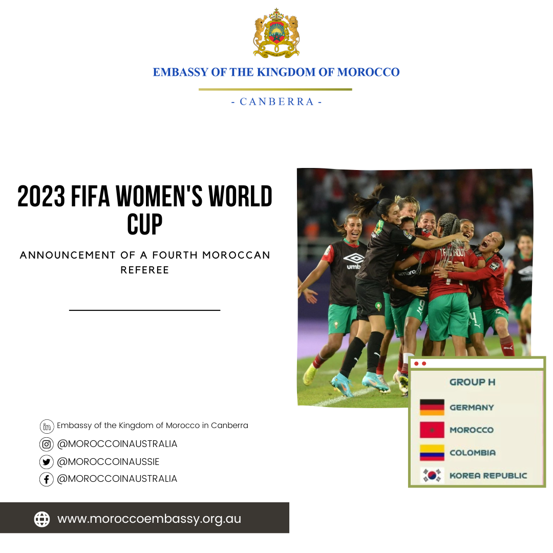 2023 FIFA Women's World Cup - Announcement of a Fourth Moroccan Referee