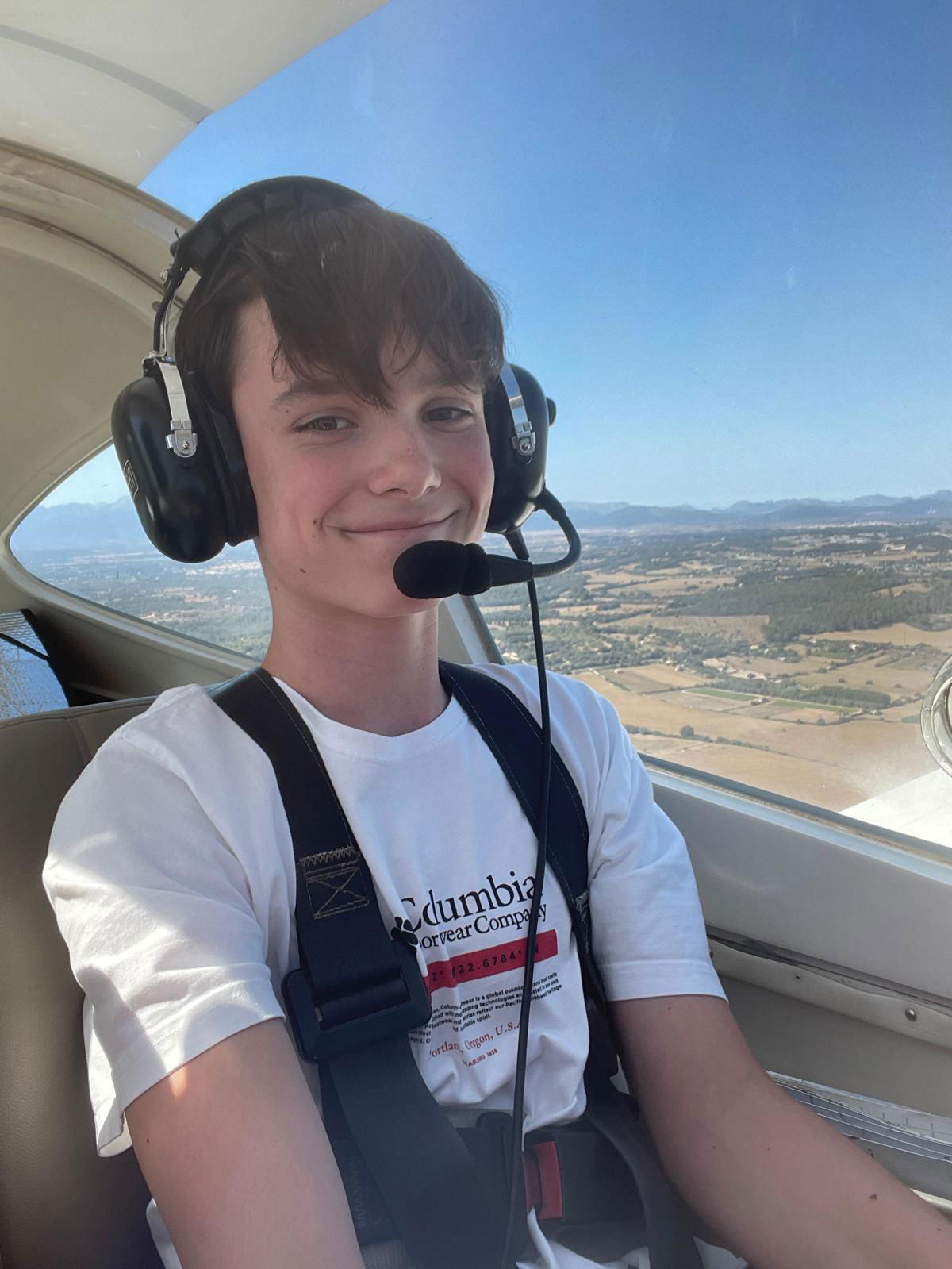 FINN TAYLOR - Our youngest student Pilot aged 14 years old