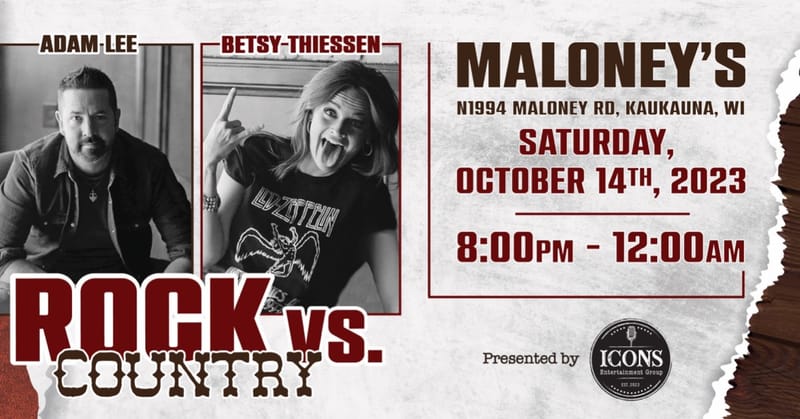 - SPECIAL EVENT - Rock Vs. Country Night
