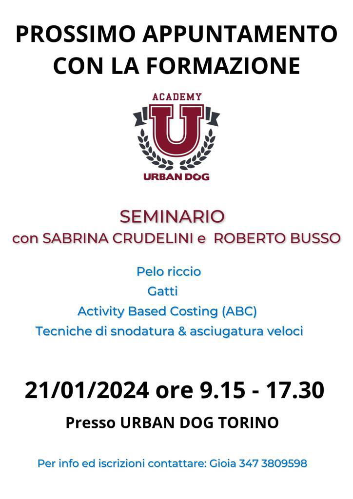 Seminario di Toelettatura