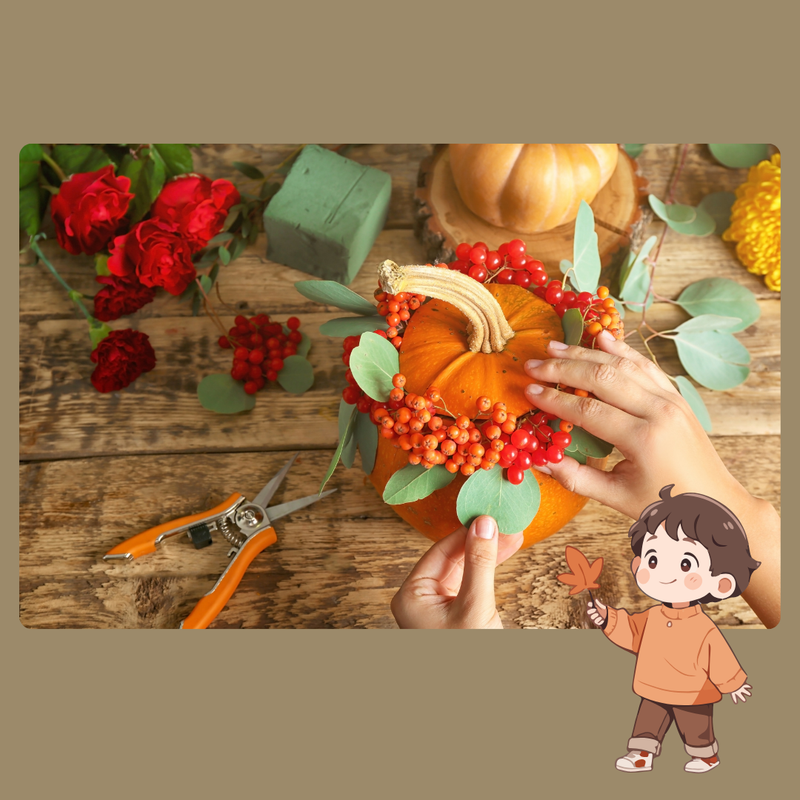 NEW ! Half term pumpkin arrangement workshop - CHILDREN'S  workshop