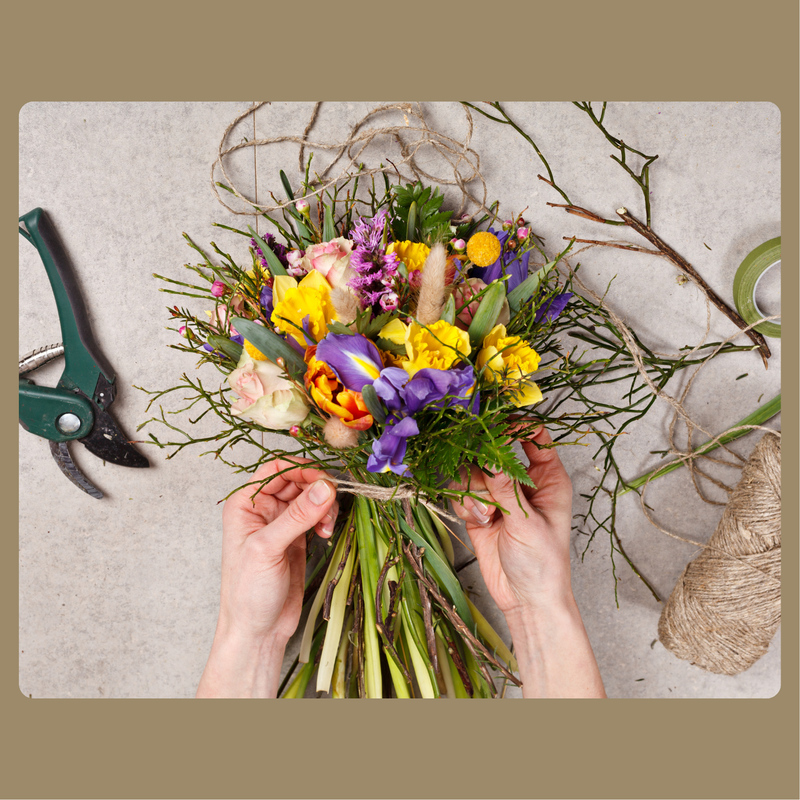 New! Fresh scented spring bouquet