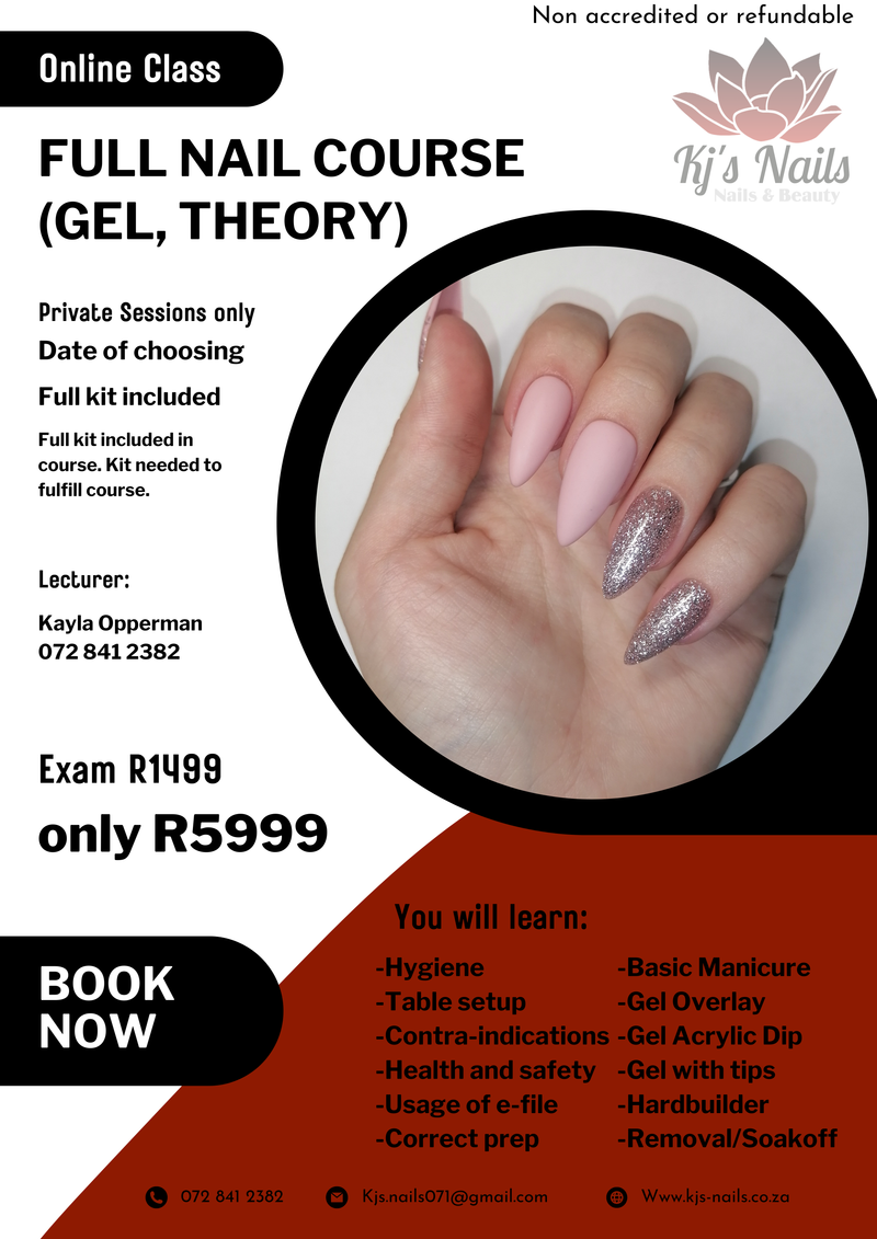 Full Gel Course Including Exam Kj's Nails