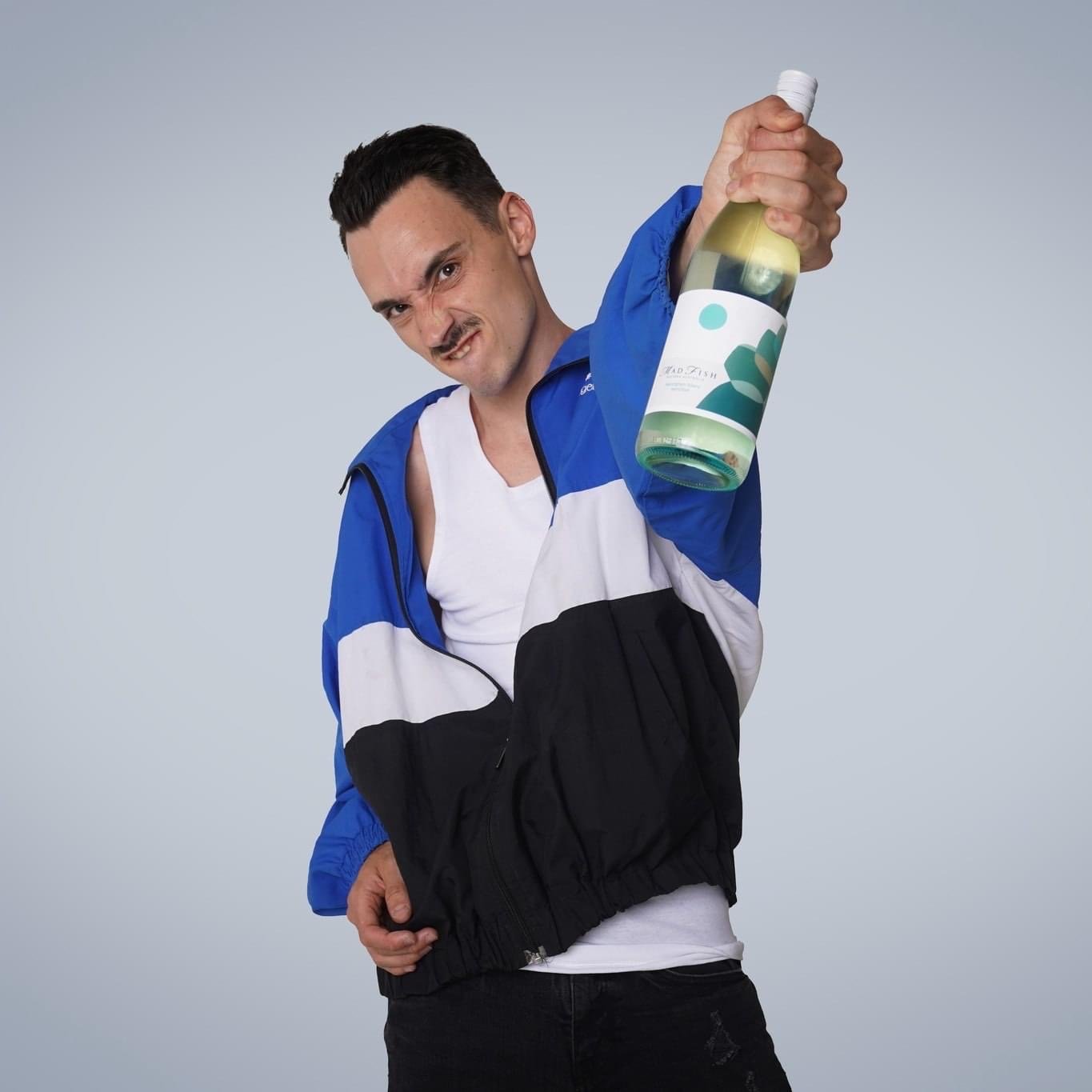 Promotional shot for Mad Fish Wines