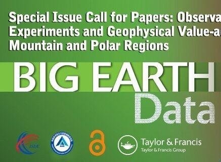 Special Issue on Big Earth Data for Cold Regions - Call for Papers