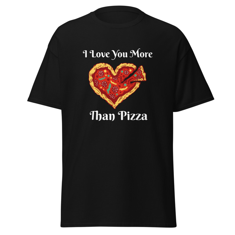 Love You More Than Pizza Men's classic tee Brooklyn Brothers Cooking