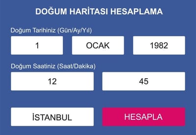 Doğum Haritası image