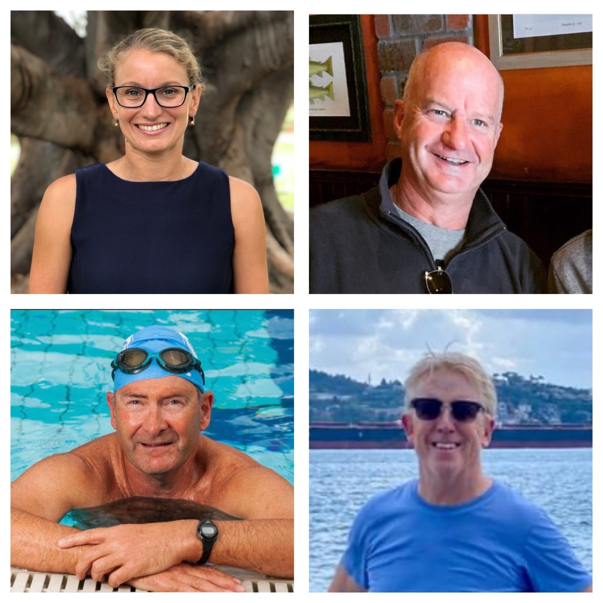 Successful Australian Derwent River Big Swim swimmers