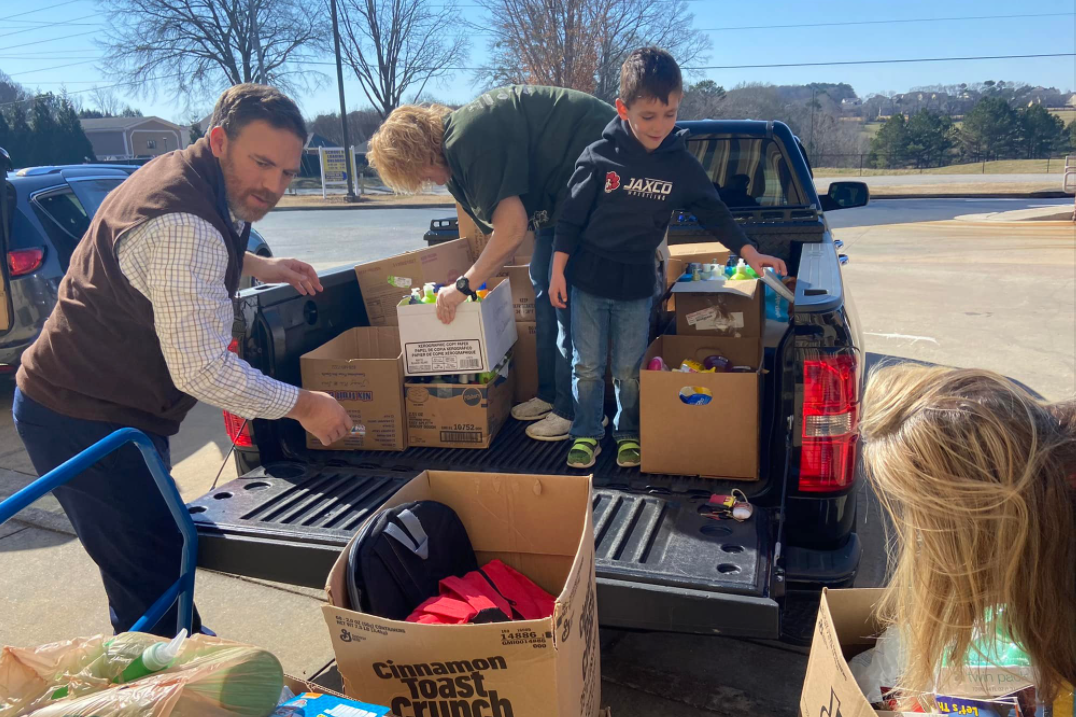 HOLSENBECK ELEMENTARY SCHOOL – COMPASSION ACTIVITY – COLLECTING FOR ADVENTURE BAGS (FOSTER CARE ORG) – BARROW COUNTY SCHOOLS