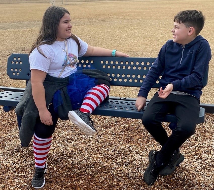 WEST HARALSON ELEMENTARY’S FRIENDSHIP BENCH