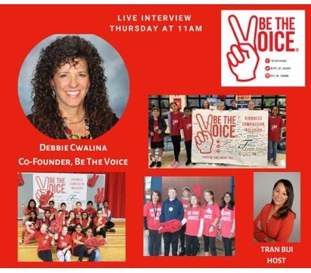 ON LOCATION WITH TRAN – AN INTERVIEW WITH DEBBIE CWALINA, EXECUTIVE DIRECTOR OF BE THE VOICE