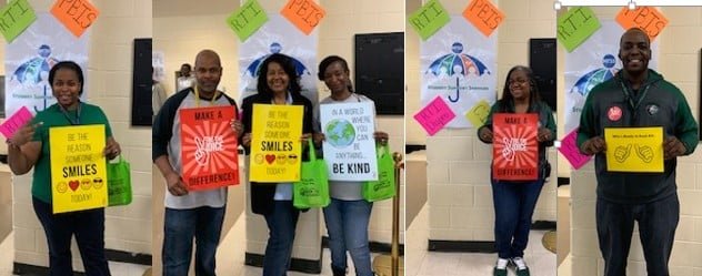 RENAISSANCE MIDDLE SCHOOL HAVING FUN SHARING THE MESSAGE OF KINDNESS!
