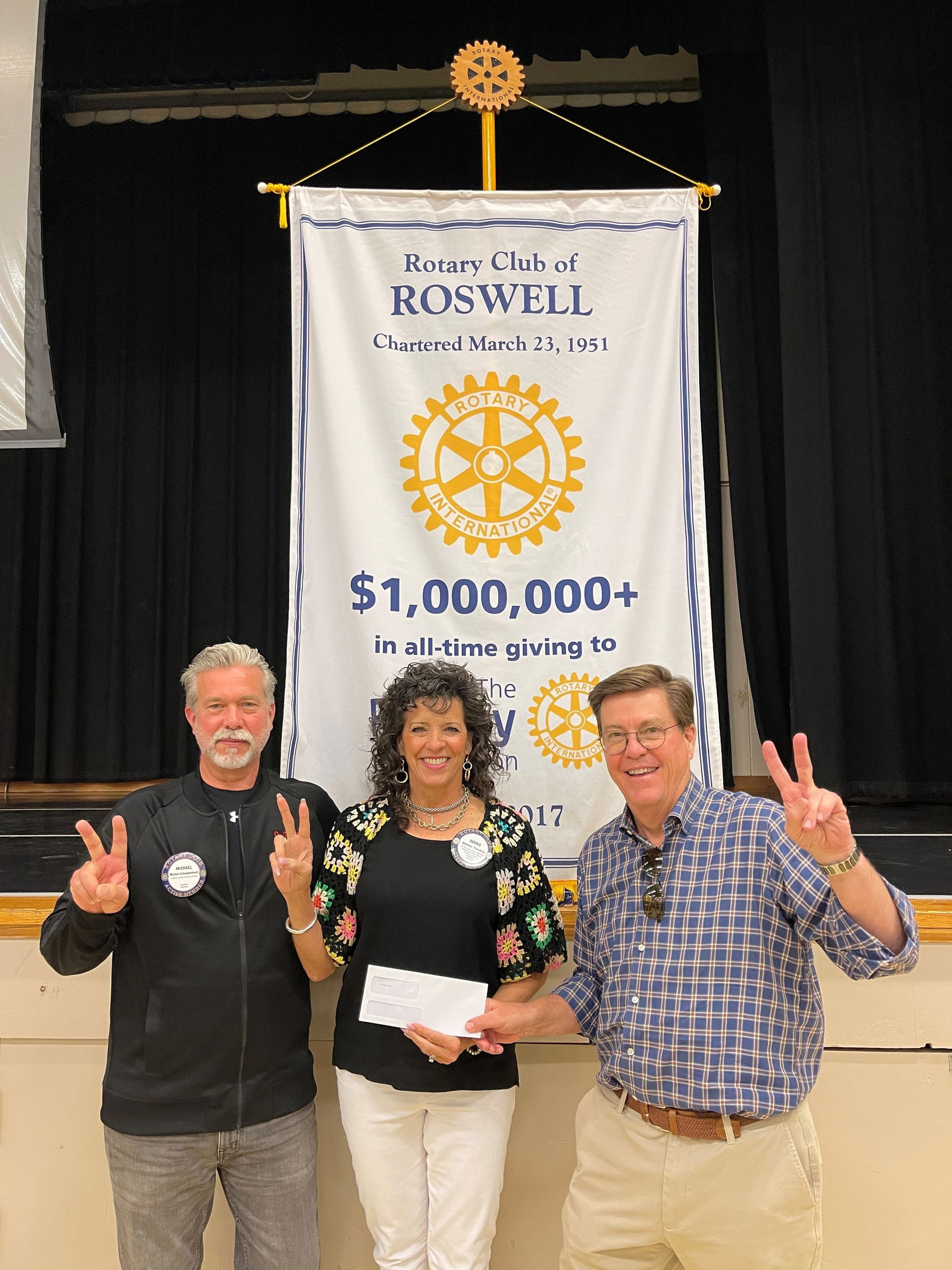 Thanks Rotary Club of Roswell!