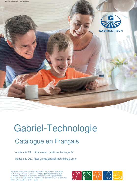 Catalogue Gabriel-Technologie en Français