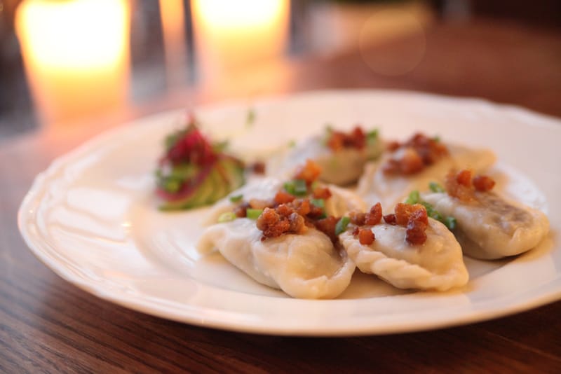 Pierogi z kaszanką