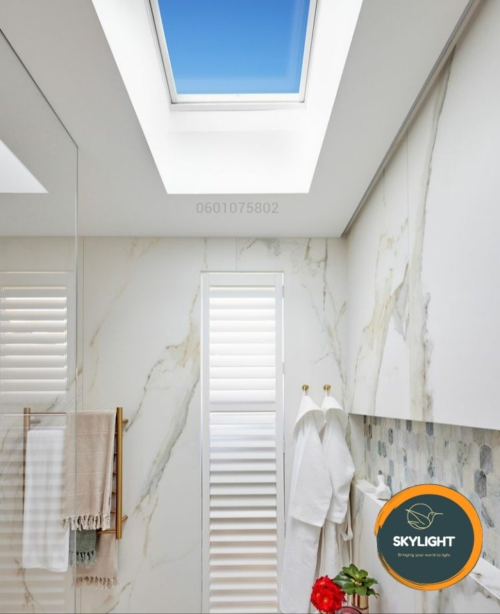 skylight pour salle de bain aveugle