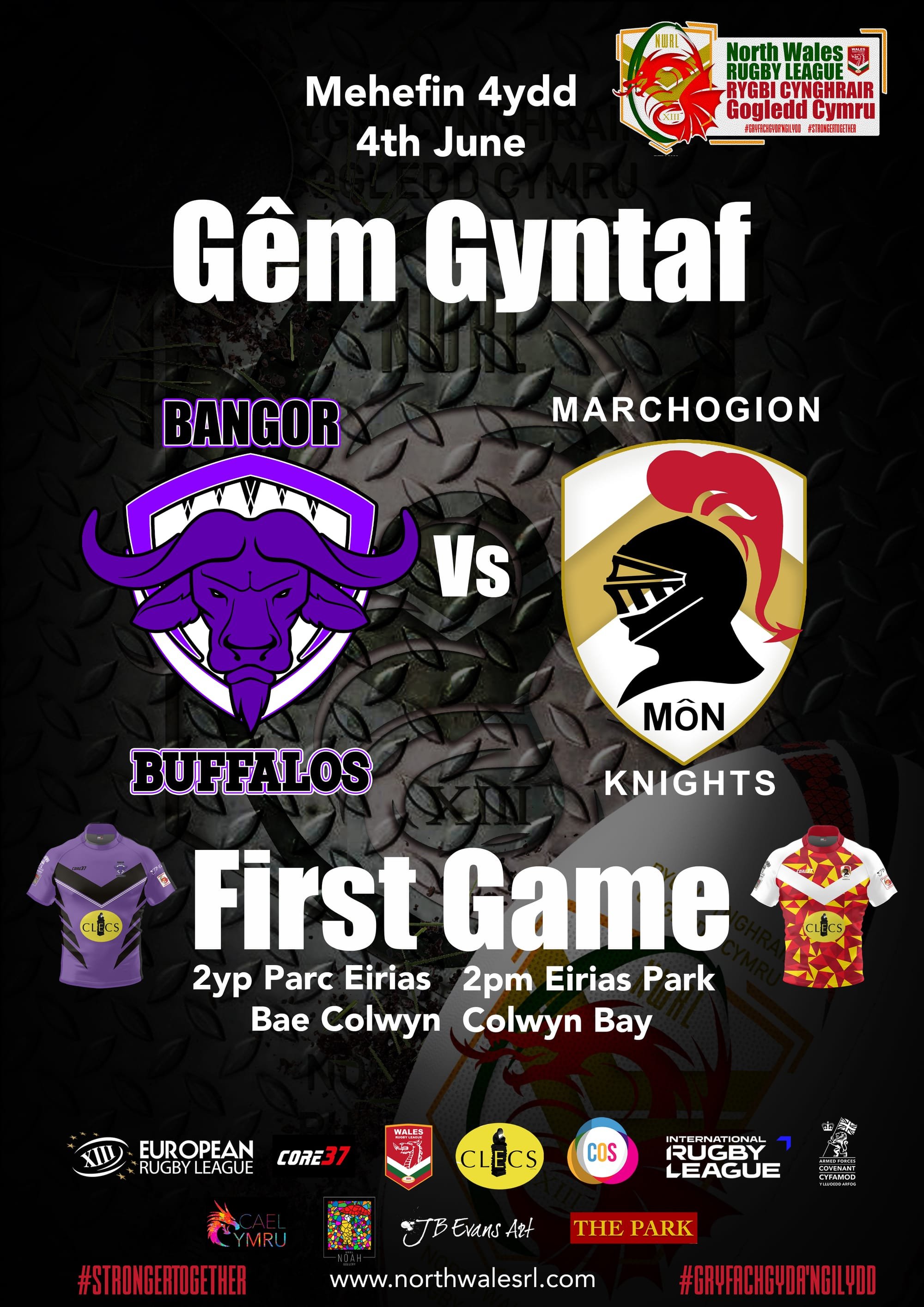 Opening Game: Bangor Buffalos Vs Môn Knights