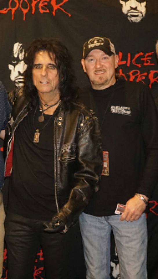 Backstage with Alice Cooper