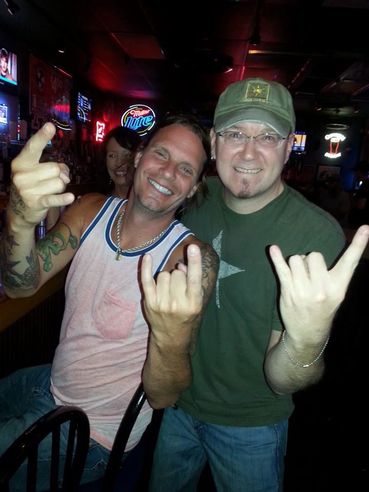 Pub in Bellevue with my buddy Mr. Jim Phipps (Drums-Every Mothers Nightmare, BushHawg, more)