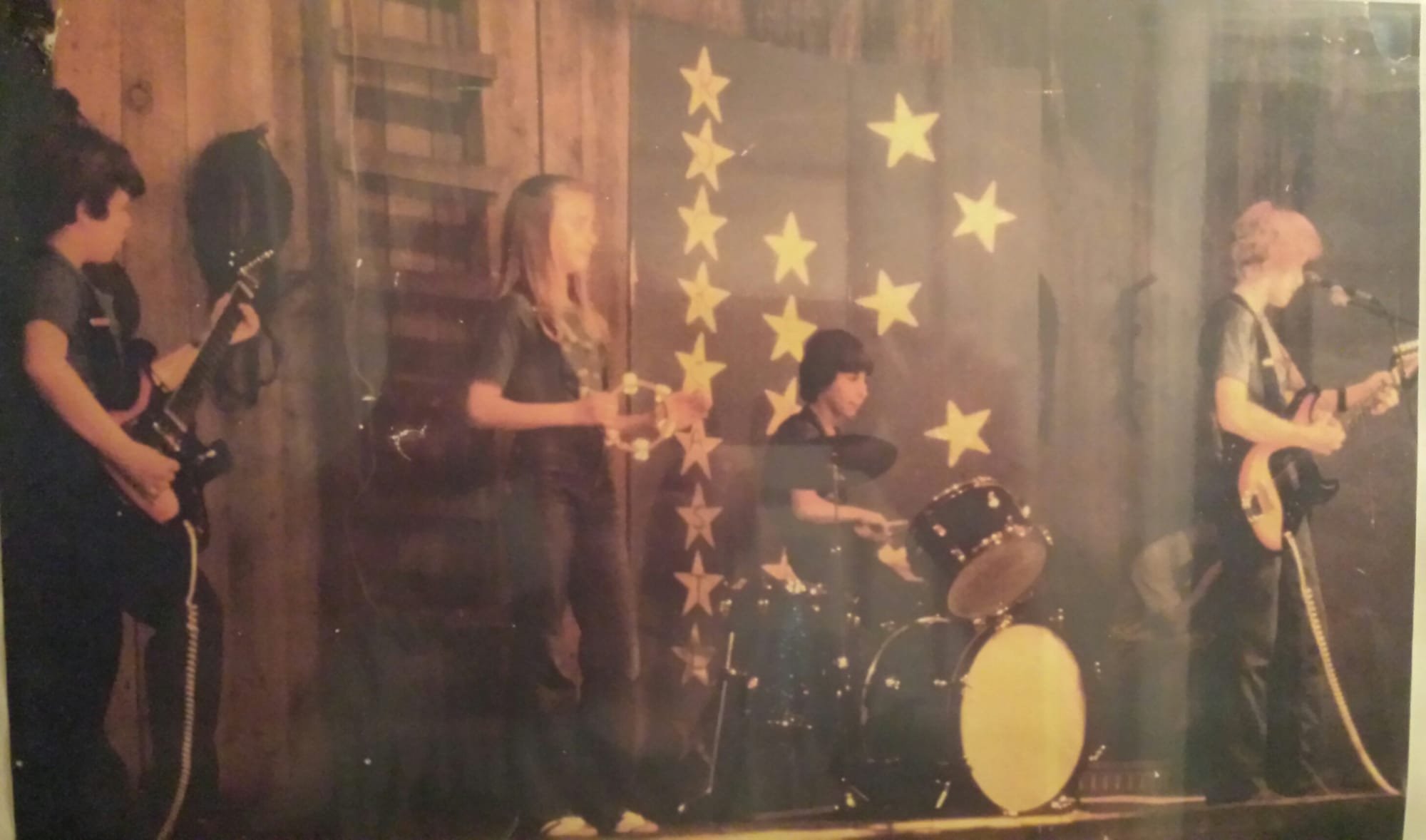 my First Band "Fire & Ice" - at our first show, Renfro Valley Barn.