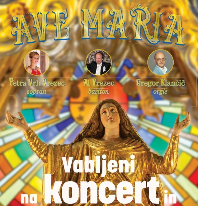 »Ave Maria« skozi stoletja, v nedeljo, 21. maja 2023 ob 19h