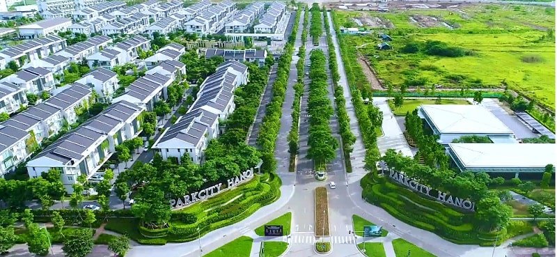 Quy hoạch xanh tinh tế tại The Park City Hanoi