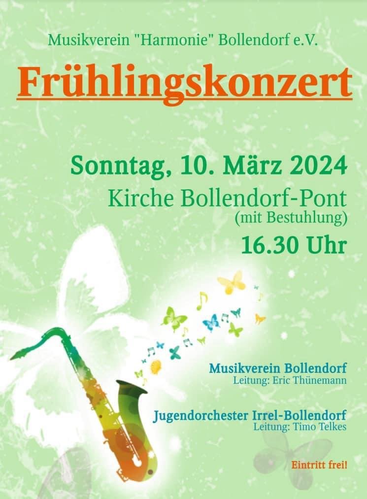 Konzert des MV Bollendorf mit Jugendorchester Irrel Bollendorf