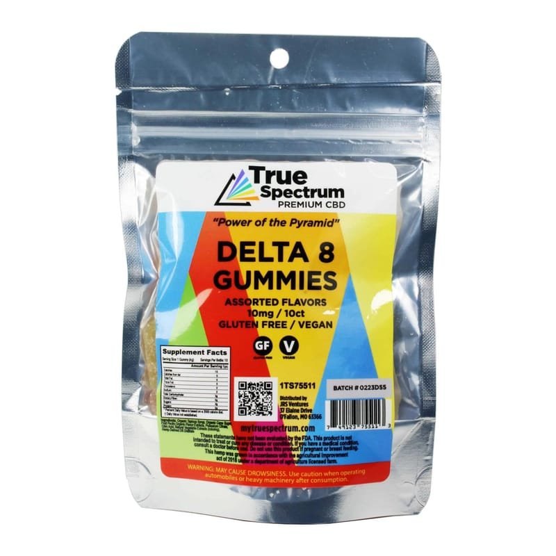 Delta 8 Premium Gummies – 10ct / 25mg