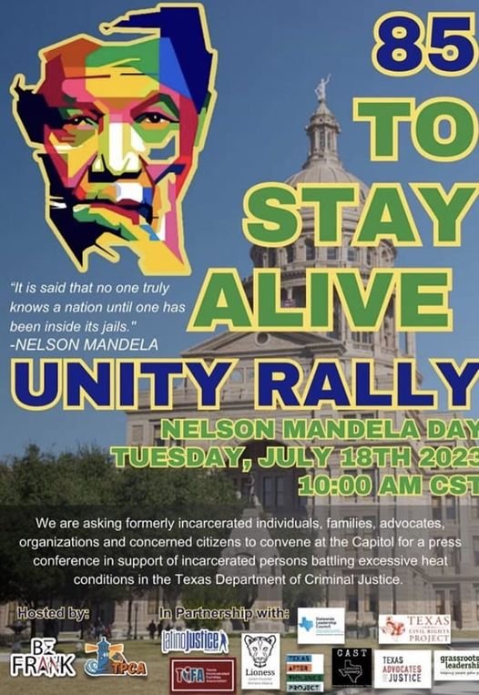 85 to Stay Alive Unity Rally