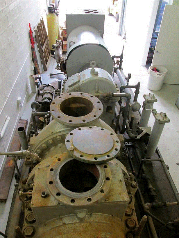 1230 KW 60HZ. CONDENSING STEAM TURBINE GENERATOR