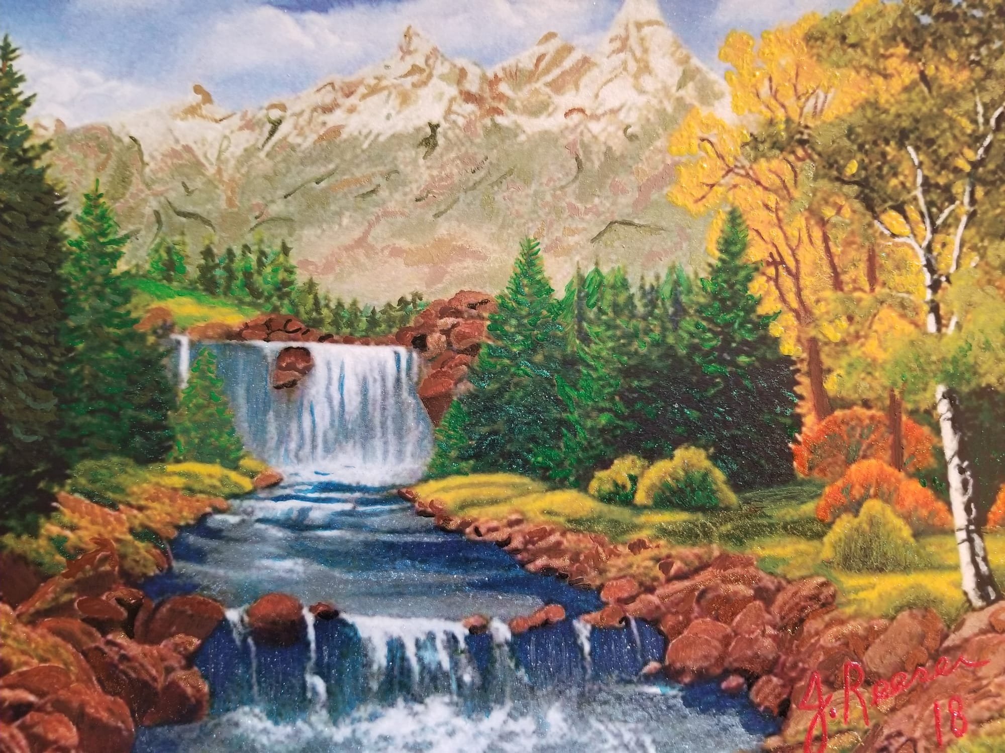In the Rockies -SOLD