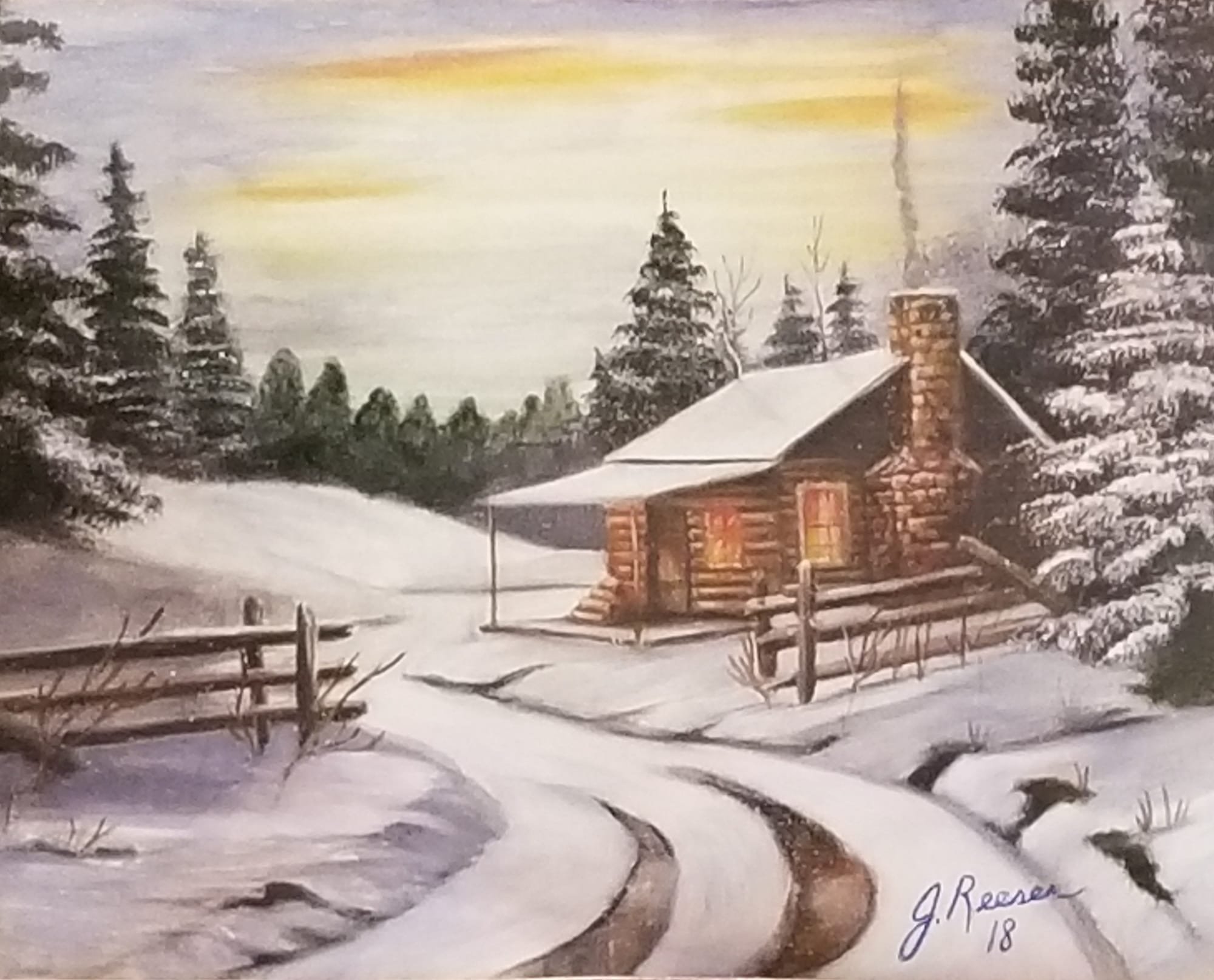 Somewhere in Winter - SOLD