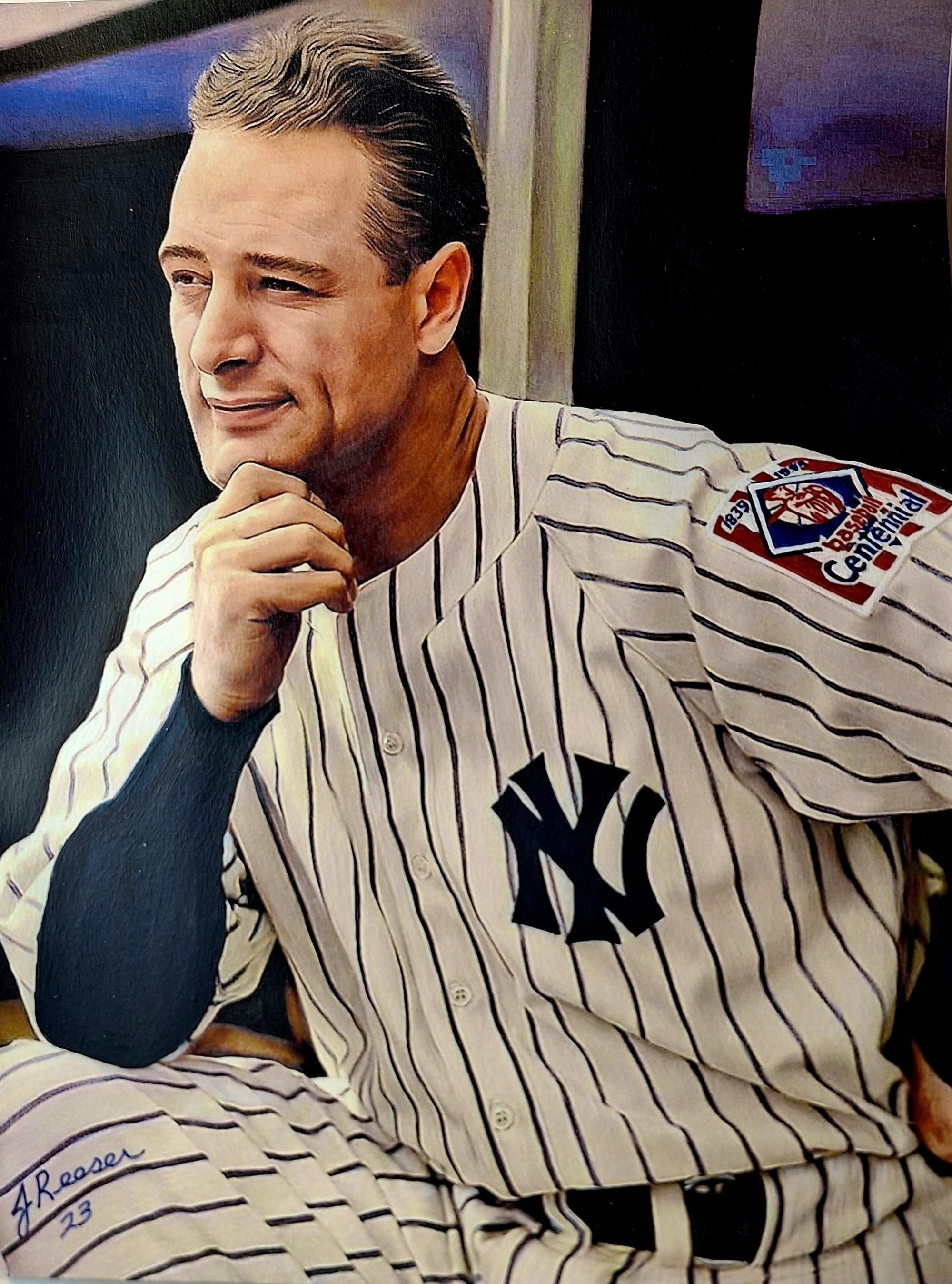 Lou Gehrig- Auction piece
