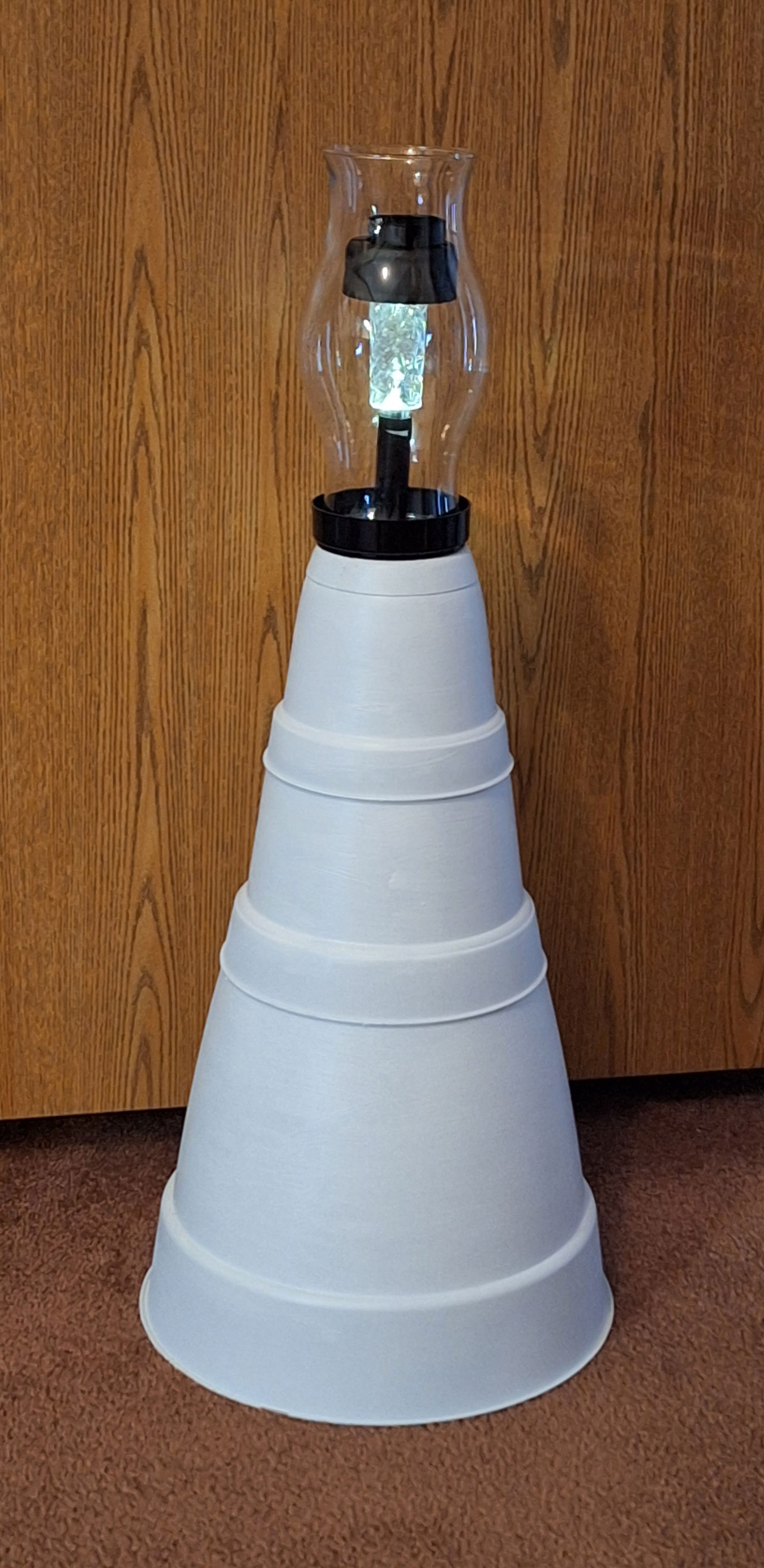 Solar lighthouse 27"