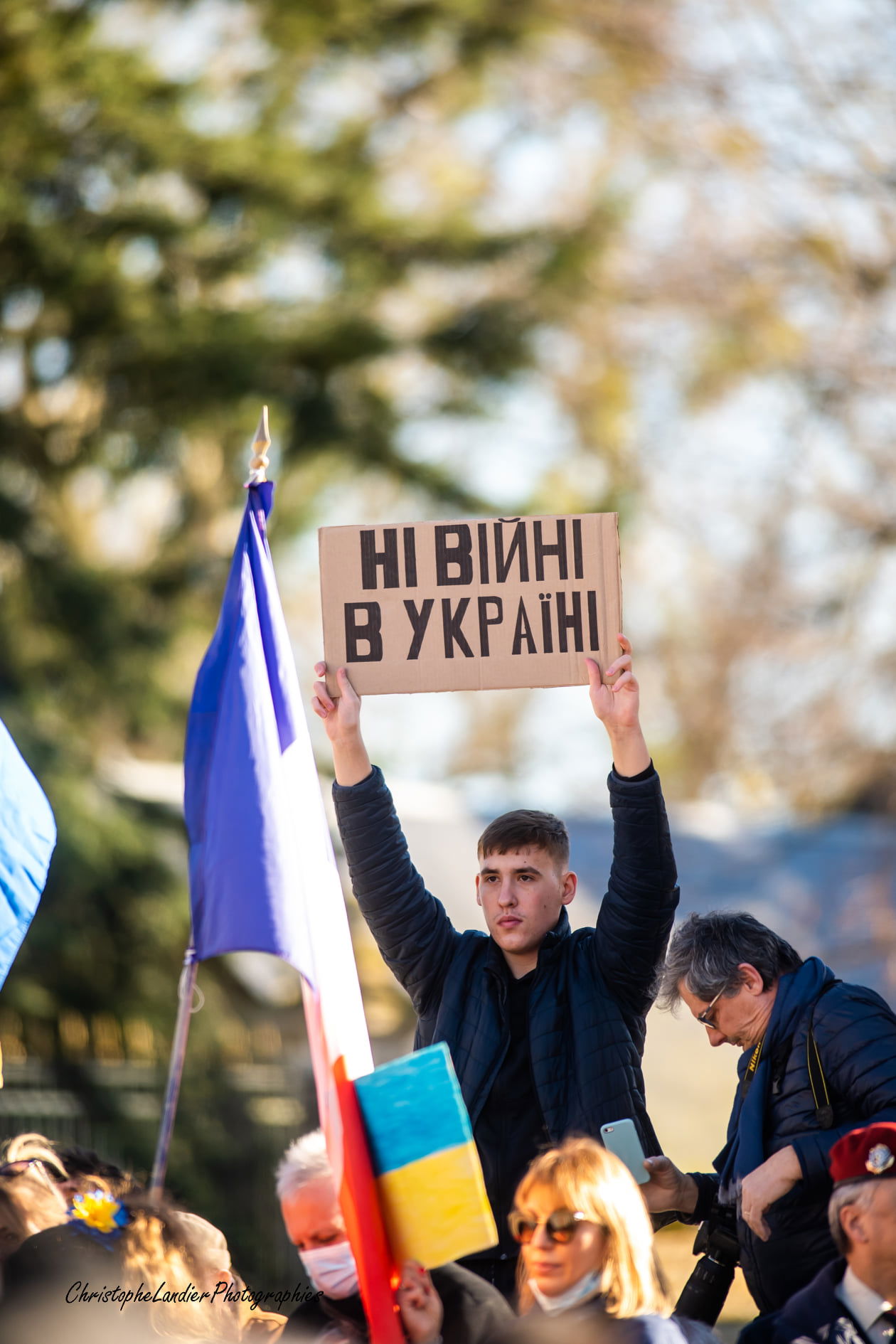 Manifestation de soutien à l'Ukraine