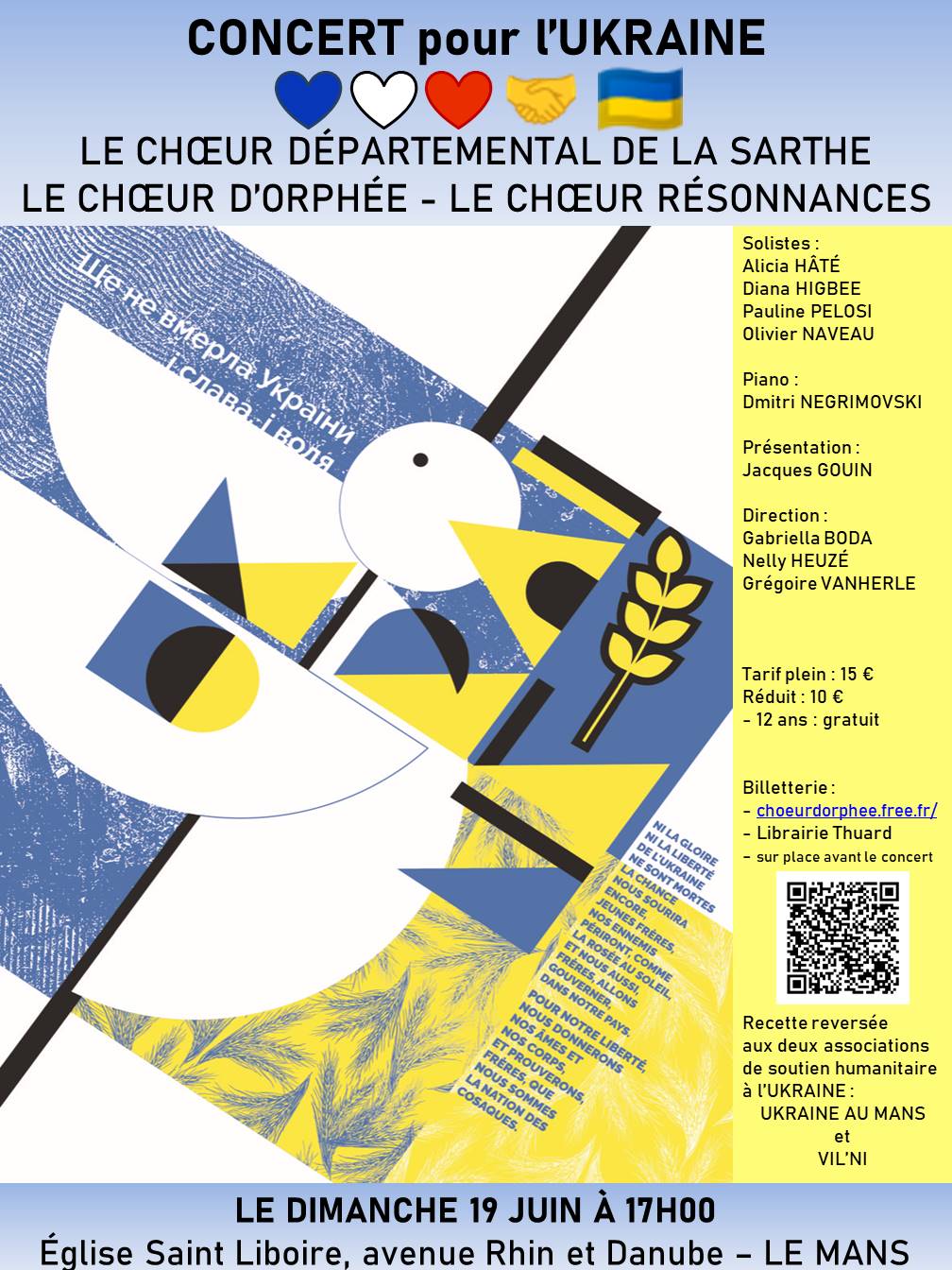concert pour l'Ukraine