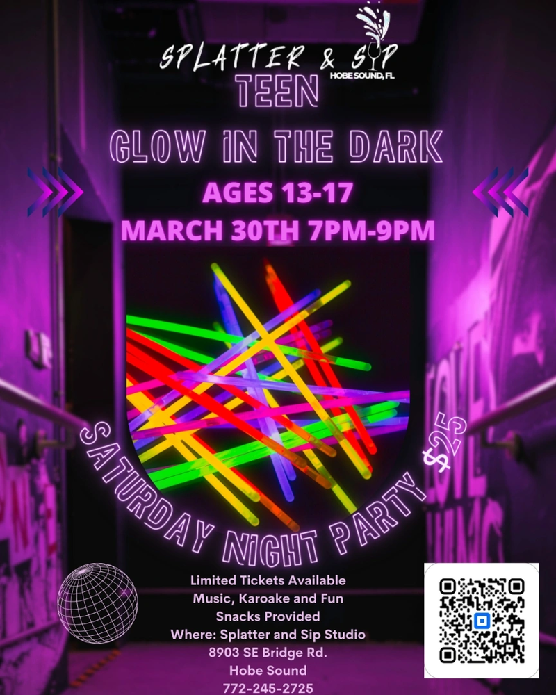 Neon Dance Party for Teens