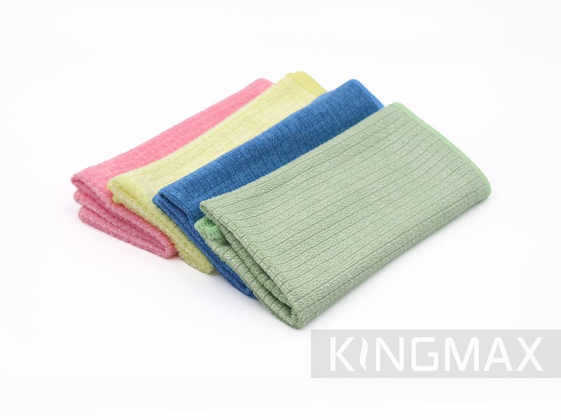 Shiny microfiber streth towel checked KINGMAX