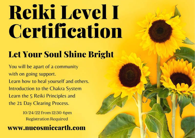 Reiki Level 1 - In person