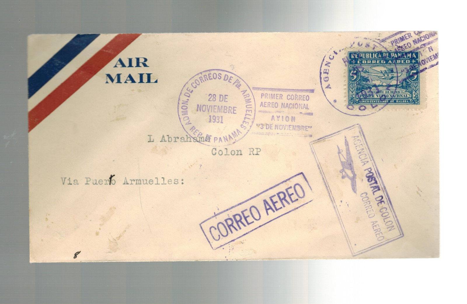 El primer correo aereo 1931