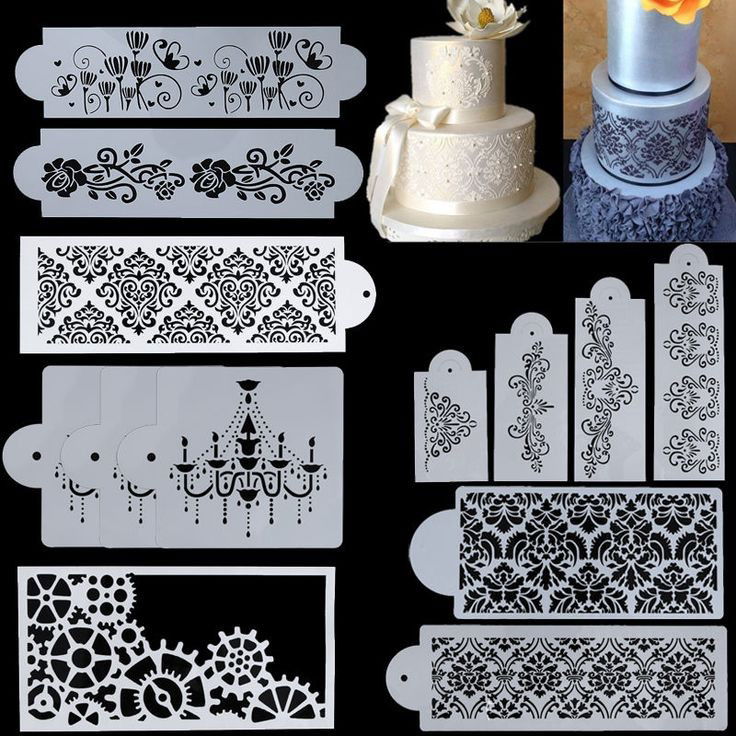 Cake decorating stencils New world craft