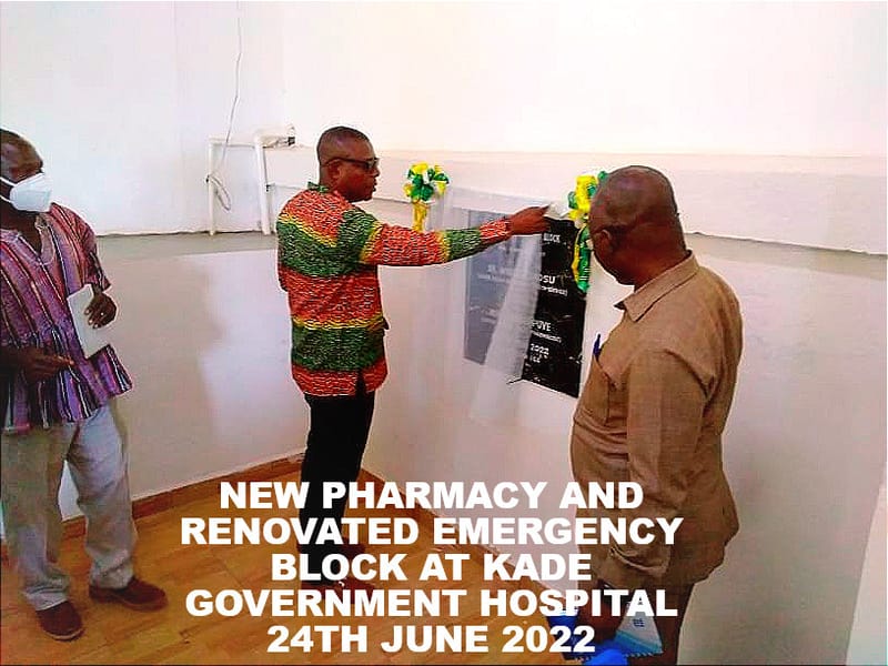 COMMISSIONING OF NEW PHARMACY UNIT AT KADE GOVERNMENT