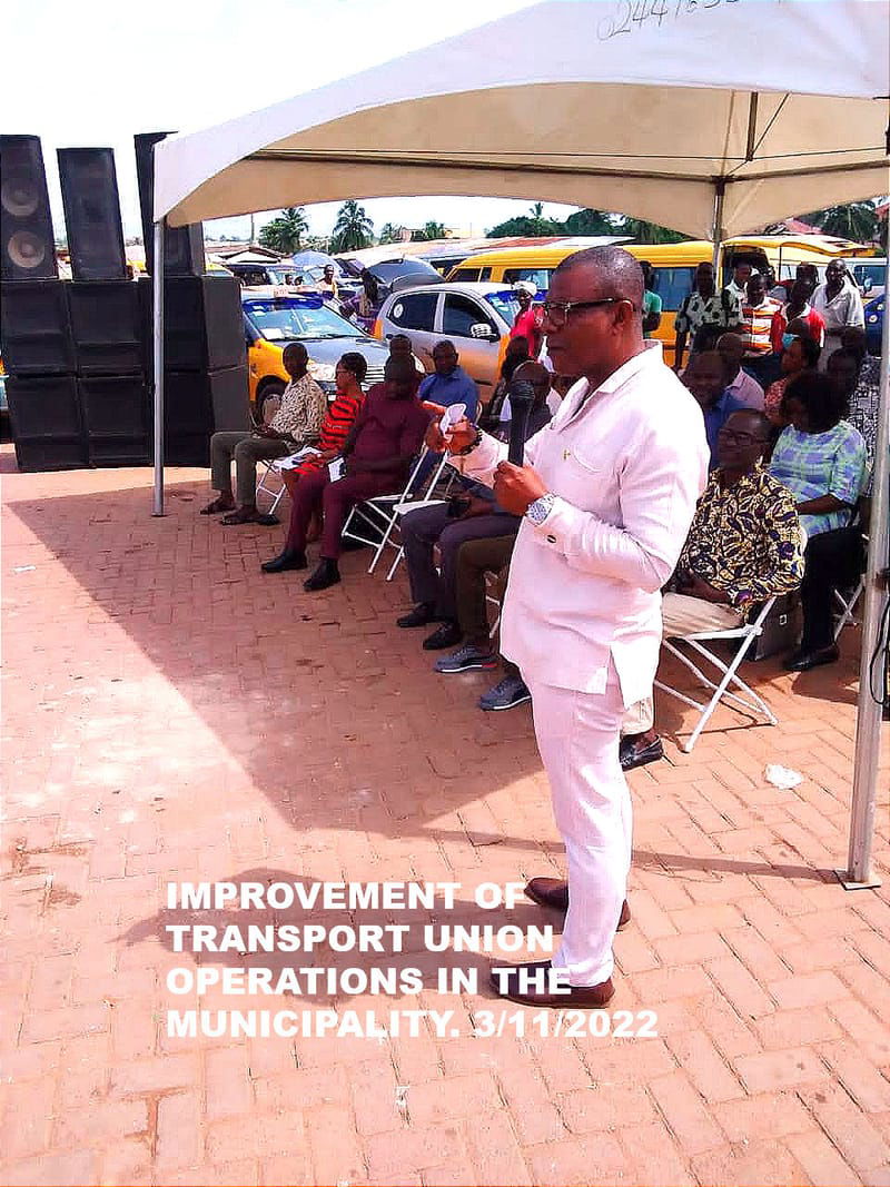 MCE’S ENGAGEMENTS WITH THE KWAEBIBIREM TRANSPORT UNIONS HELD ON 3RD NOVEMBER, 2022