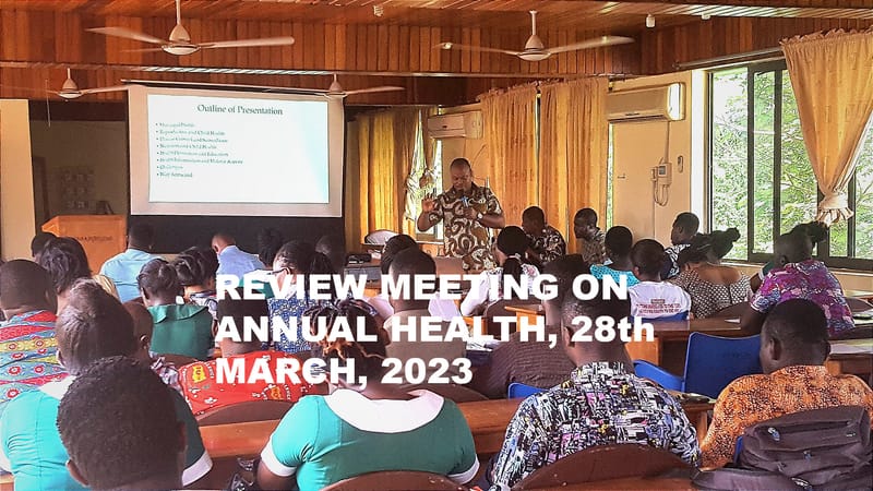 ANNUAL REVIEW MEETING ON HEALTH
