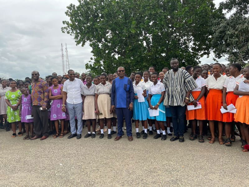 A 7/8/2023 VISIT TO BECE CENTERS IN KWAEBIBIREM