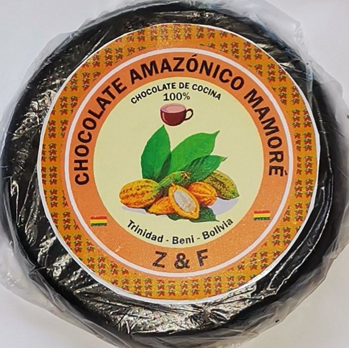 CHOCOLATES AMARGO ARTESANAL AMAZONICO MAMORÉ